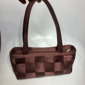 Harveys the original seatbelt bag dark purple/maroon small 12” x 3” x 5.5”